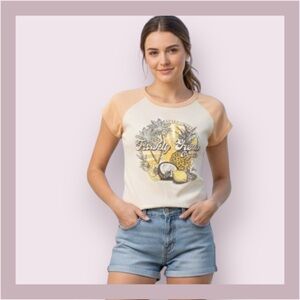 Roxy “Freshly Grown Organic” Rib Crop Tee